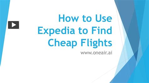 expedia expedia flights|How to Use Expedia to Find Cheap Flights.